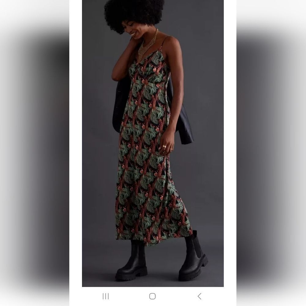 Temperley London x Anthropologie Slip Dress Nwt